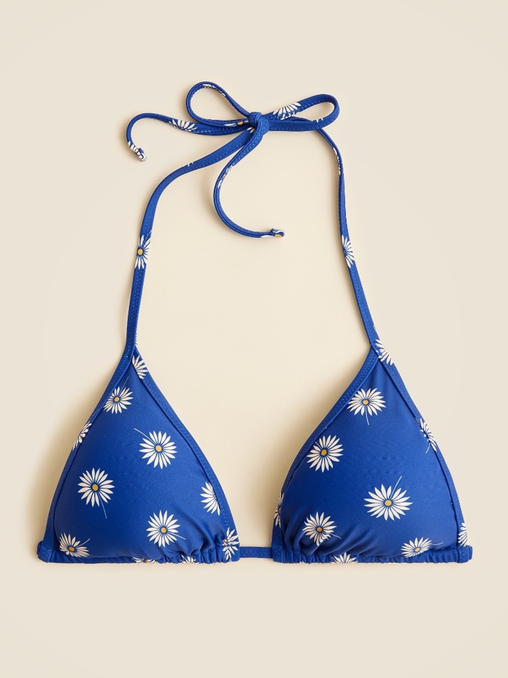 J. Crew Perfect String Bikini Top in Daisy Print XL jcrew NWT